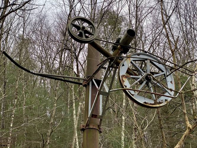 Abandoned pully system