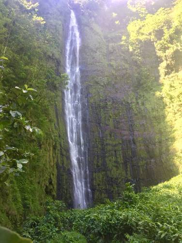 Waimoku Falls before 2nd creek crossing
