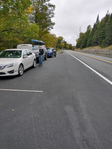 Limited parking along Route 73
