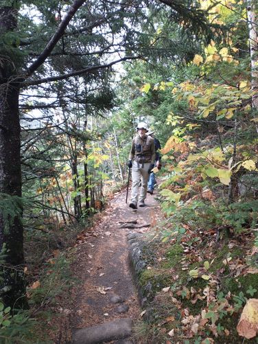 Narrow foot trail