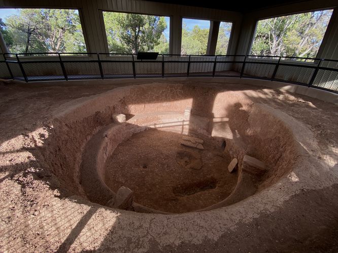 Pithouse kiva circa 700 - 950 A.D.