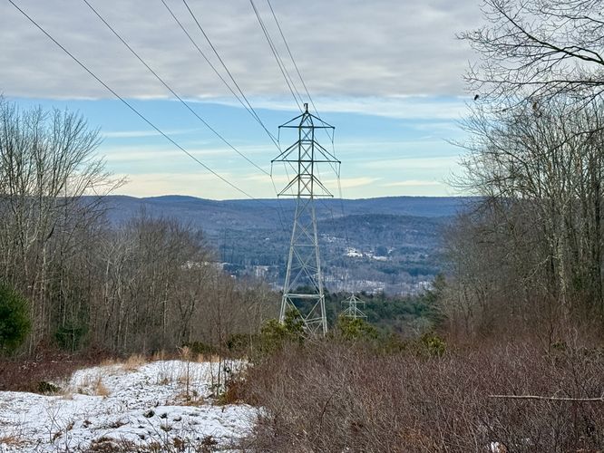 Power line View (West)
