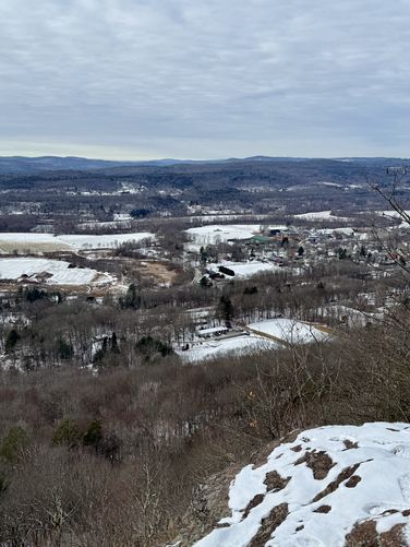 View of Deerfield and the Deerfield River from Pocumtuck Rock