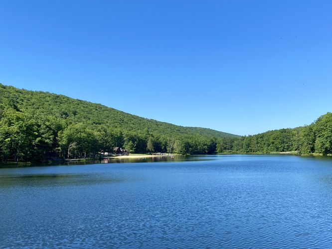 Default image for Poe Lake Dam Trail, a 0.3-mile trail in Coburn, PA (US)