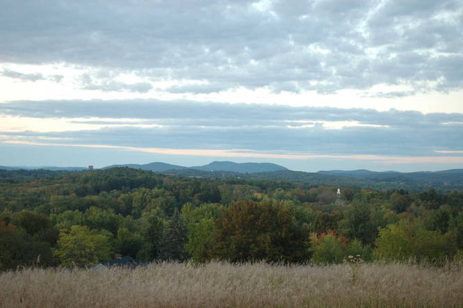 View of Amherst and UMass