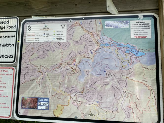 Draper Utah trail map
