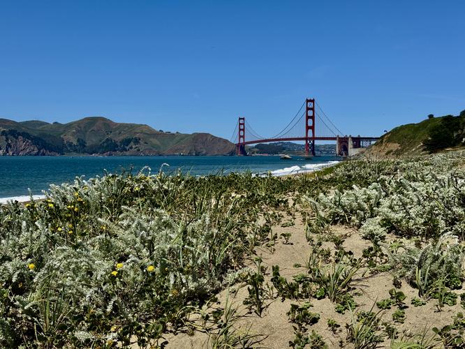 View of the Golden Gate from Baker Beach