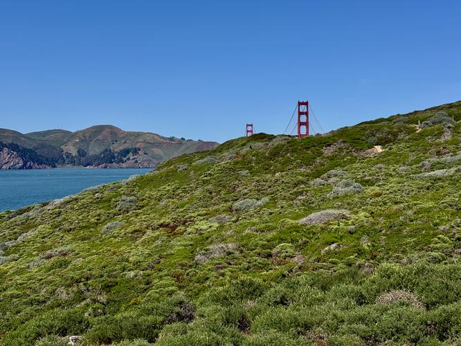 View of the Golden Gate and Marin Headlands