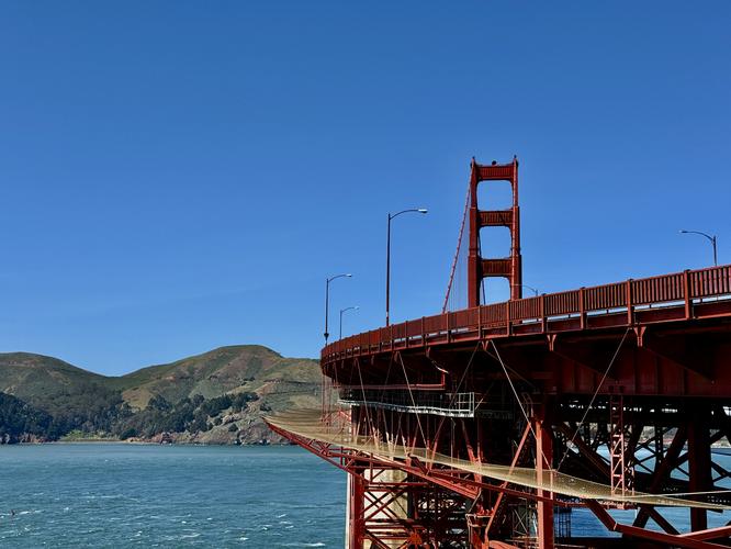 View alongside the Golden Gate
