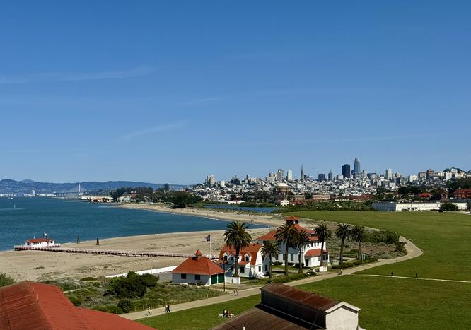 View of San Francisco from Fort Point