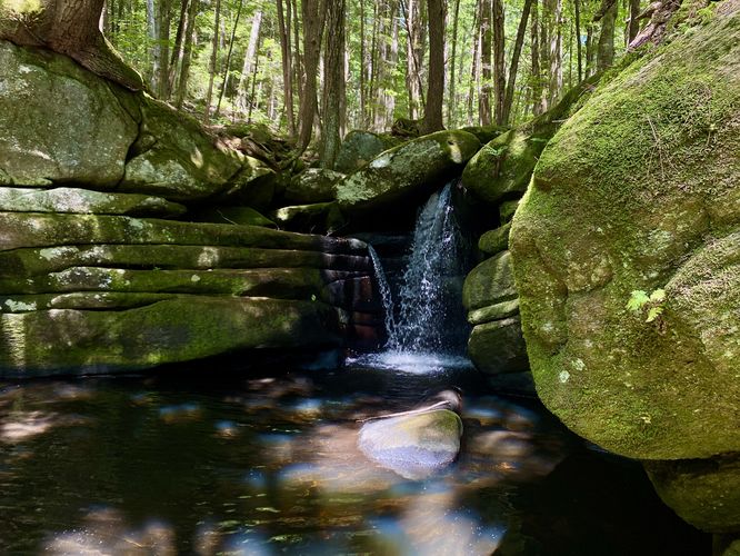 Pulpit Falls, approx. 8-feet tall