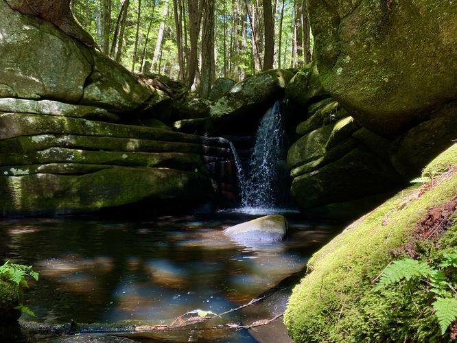 Pulpit Falls, approx. 8-feet tall