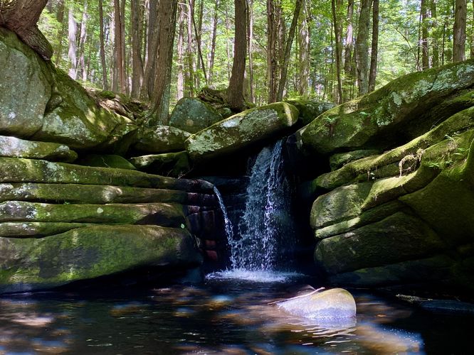 Pulpit Falls, approx. 8-feet tall
