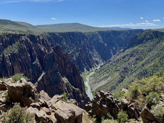 View of the Black Canyon from the Pulpit Rock Trail