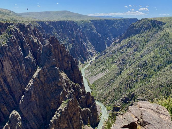 View from Pulpit Rock into the Black Canyon