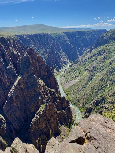View from Pulpit Rock into the Black Canyon