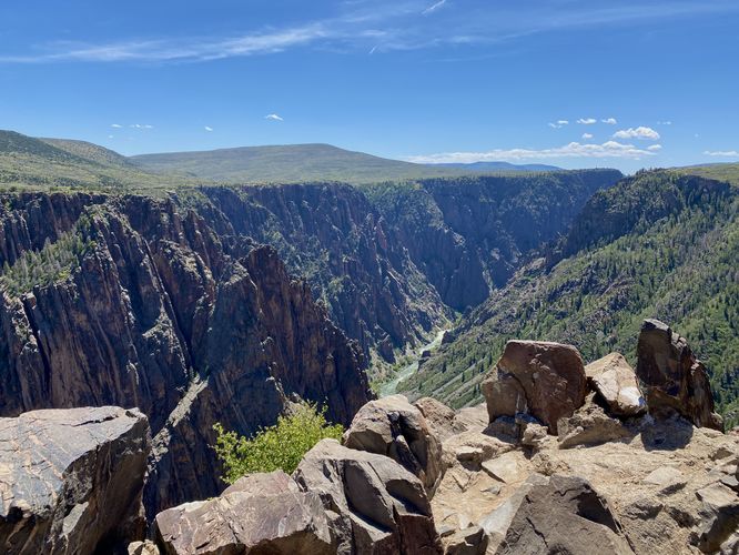 View from Pulpit Rock into the Black Canyon
