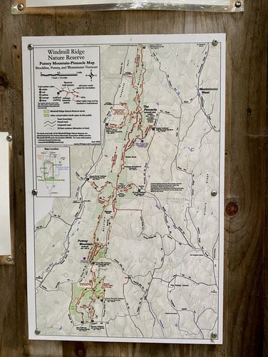 Putney Mountain - Pinnacle Map