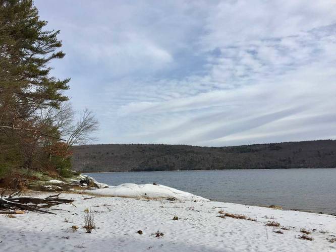 View of Quabbin from the end of the trail