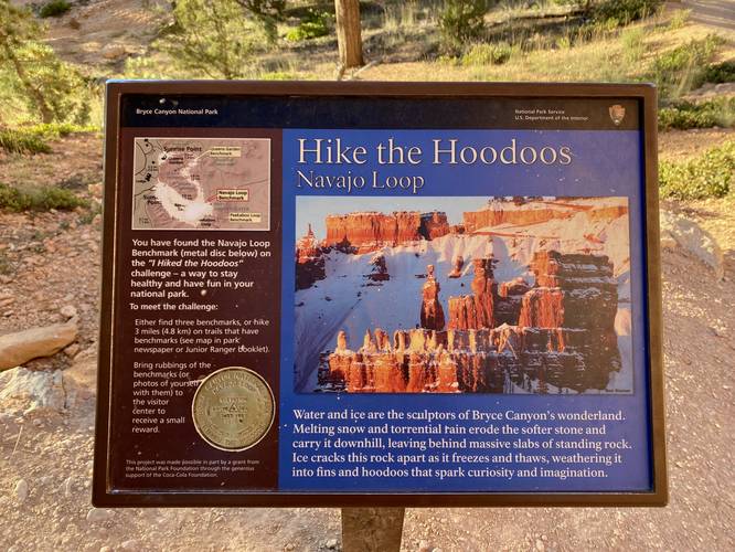 Navajo Loop benchmark (I Hiked the Hoodoos Challenge)