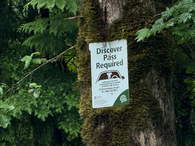 Discover Pass Required to park