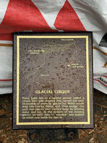 Information about Glacial Cirques at Rainy Lake and how it was formed