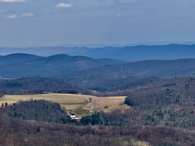 Pennsylvania's rolling mountains from Ralph's Pretty Good View