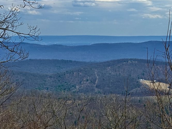 Rolling Pennsylvania mountains from Ralph's Majestic Vista