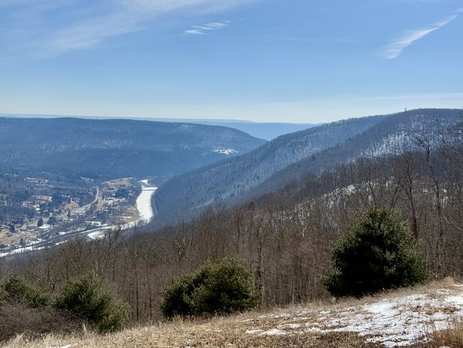 View of Pine Creek and the end of the PA Grand Canyon