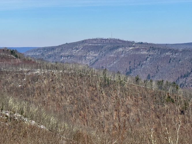 View of Huntley Mountain from Ramsey Vista