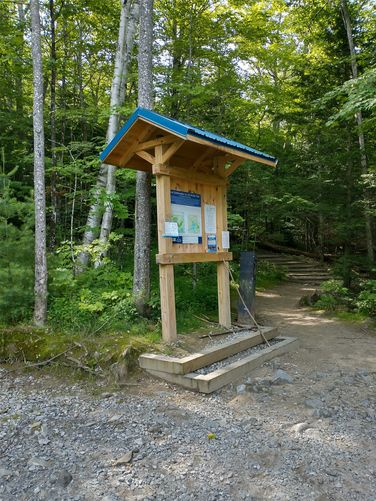 Information Kiosk at trailhead