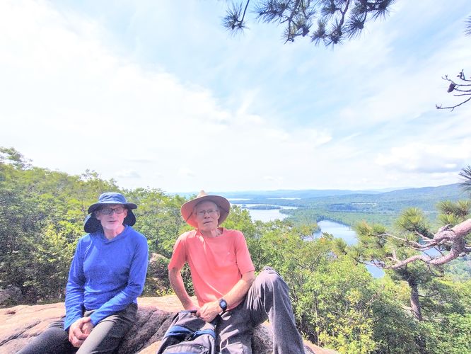 A teaser view of the Lakes below
