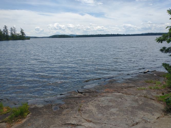 Squam Lake from the Five Finger Point Loop