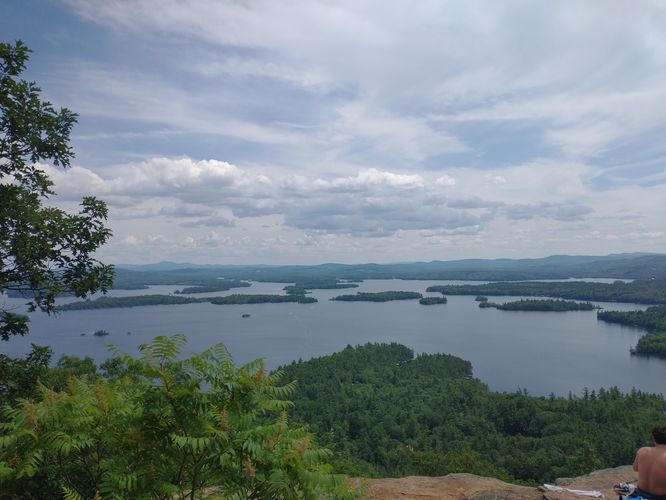 One last look at Squam Lake from the Old Bridle Path Trail