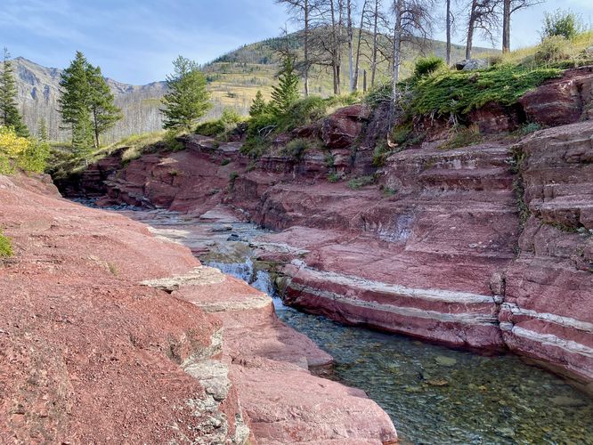 Default image for Red Rock Canyon Accessible Loop, a 0.7-mile trail in Waterton Park, AB (US)