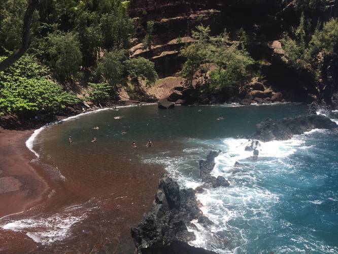 Red Sand Beach (Kaihalulu) Trail - Maui - Red Sand Beach Maui July 2019 album