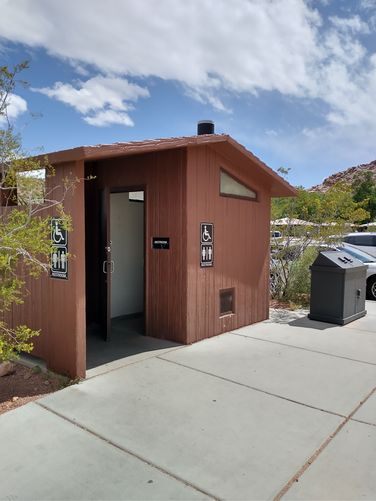 Restrooms available 