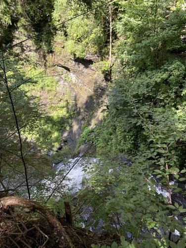 Top of Rexford Falls (approx. 40-feet tall)