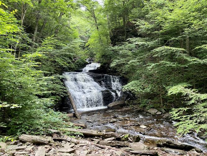 Mohican Falls, approx. 39-feet tall