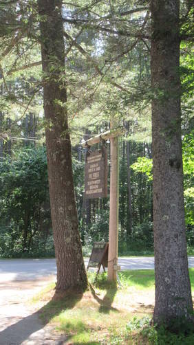 Entrance to Fox Forest