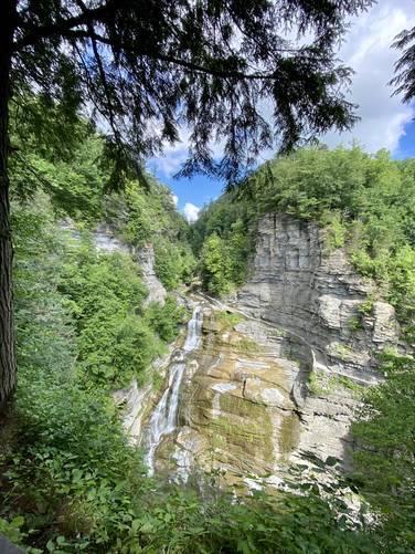 Lucifer Falls vista (waterfall approx. 115-feet tall)