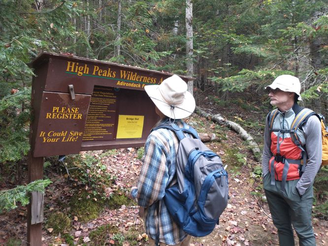 Registration for hiking 