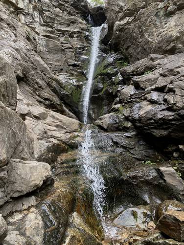 Rocky Mouth Falls, approx. 30-feet tall