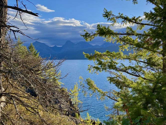 Obstructed view from Rocky Point