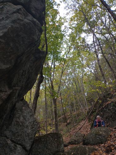 The boulders are massive 