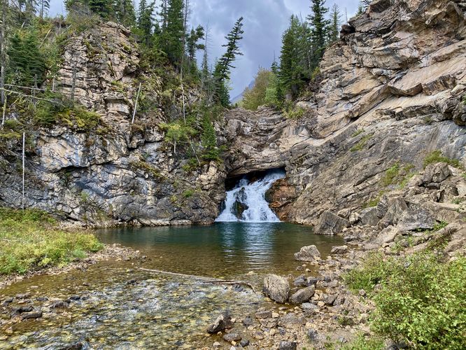 Running Eagle Falls