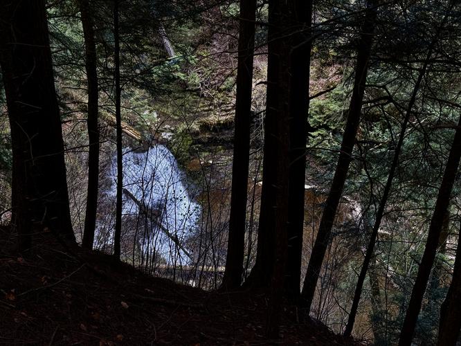 View of Middle Fall Brook Falls (approx. 30-feet)