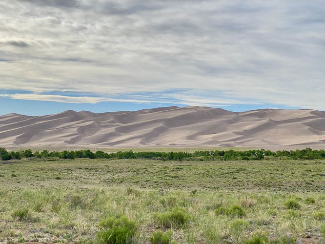 View of the Great Sand Dunes