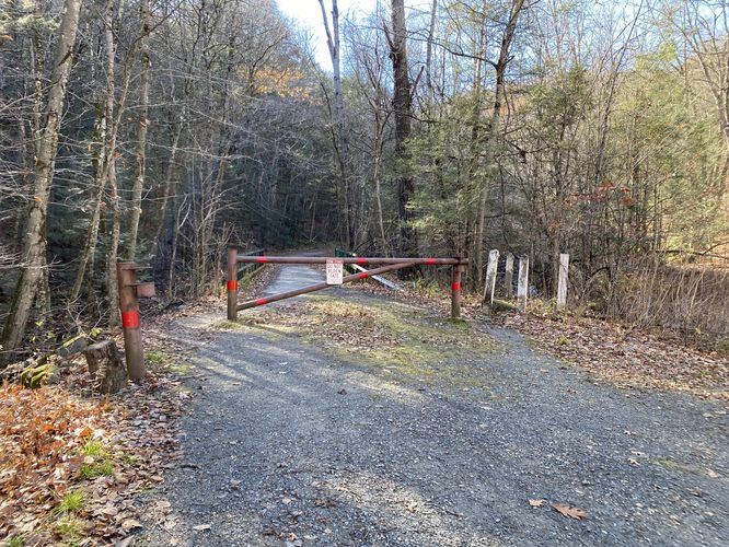 Trail gate, no motorized vehicles