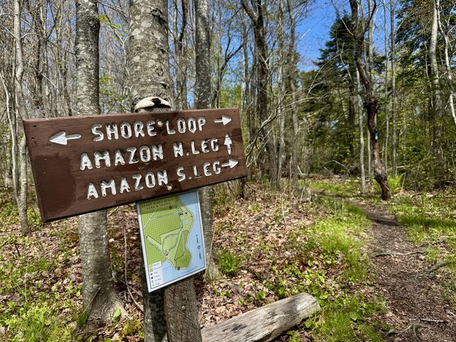 Amazon Loop trail sign